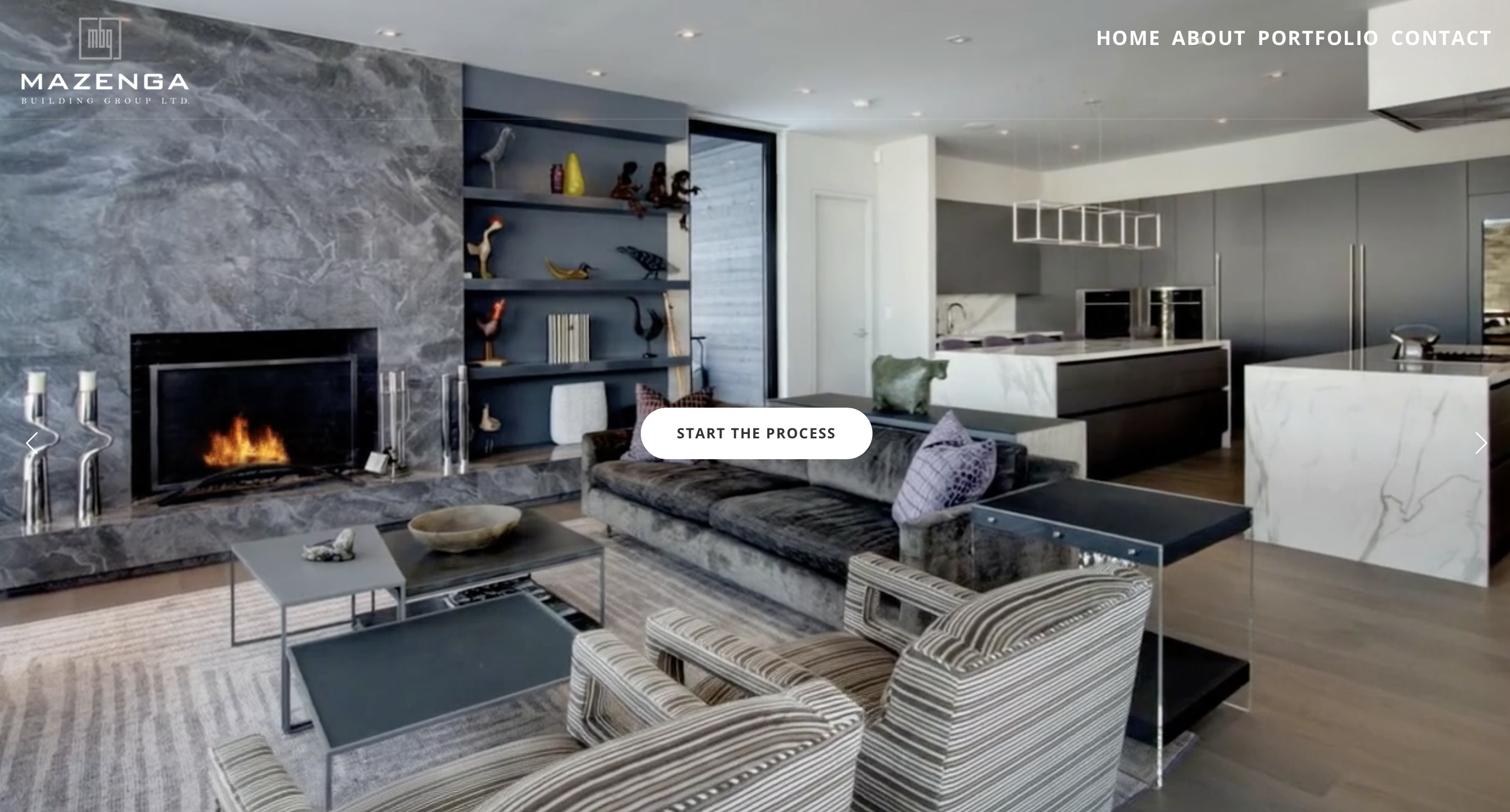 Mazenga custom website project